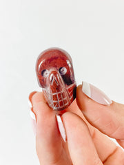 Red Jasper Mini Skull