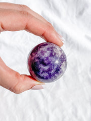 Lepidolite Sphere | Medium