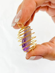 Gold Spiral Pendant