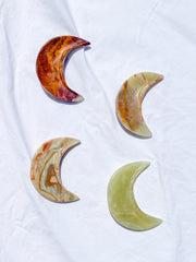 Green Onyx Moon Bowl | Large
