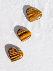 Tiger Eye Heart | Large