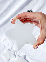 Selenite Star Plate | Large