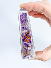 Orgonite Amethyst Obelisk | Medium