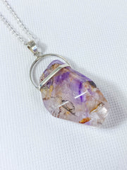 Amethyst Elestial Extra Large Pendant