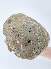 Green Apophyllite with Prehnite Inclusions Statement Piece 3kg