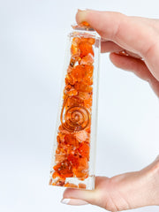 Orgonite Carnelian Obelisk | Medium