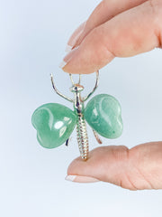 Green Aventurine Dragonfly Carving