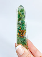 Orgonite Green Aventurine Obelisk | Medium