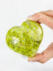 Green Opal Heart | XX Large