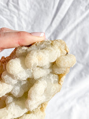 Coral Quartz Mineral Specimen Cluster 362g