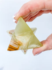 Green Onyx Merkaba | Large