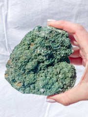 Green Heulandite CutBase Cluster 600g