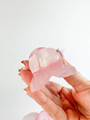 Onyx Pink Angel Carving