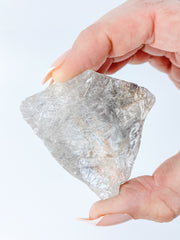 Clear Quartz with Black Rutile Natural Inclusions 109g