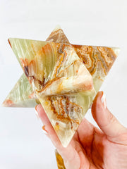 Green Onyx Merkaba XXL