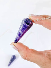Lepidolite Pendulum