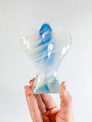 Onyx Blue Angel Carving
