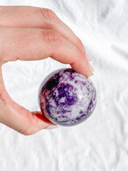 Lepidolite Sphere | Large