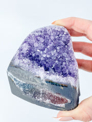 Amethyst With Druzy Cut Base 692g