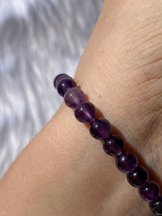 Amethyst Bead Bracelet