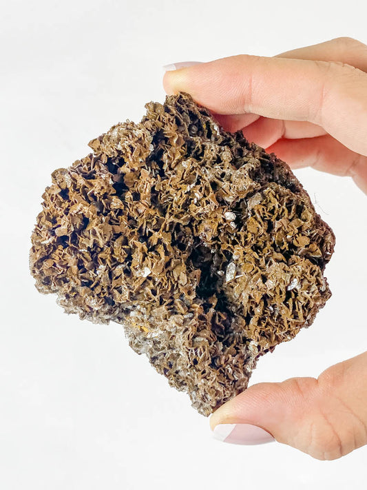 Halite Chocolate Cluster Mineral Specimen Fragile 123g