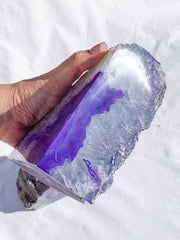 Died Agate Natural Bookend 3.9kg