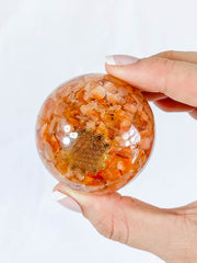 Orgonite Carnelian Sphere | X Large