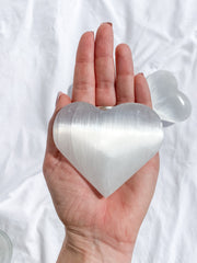 Selenite Heart | XXX Large