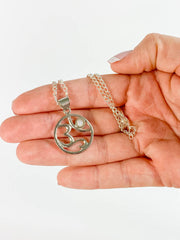 Om Moonstone Pendant