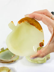 Green Onyx Apple Bowl | Large
