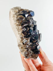 Smoky Quartz Cluster 745g