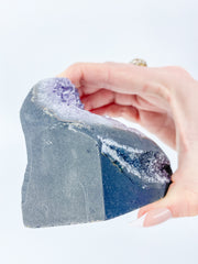 Amethyst With Druzy Cut Base 692g