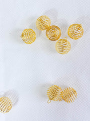 Gold Spiral Pendant