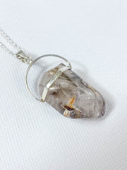 Amethyst Elestial Large Pendant