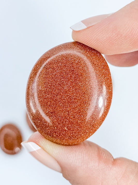 Gold Stone Worry Stone