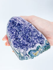 Amethyst Cut Base Cluster 671g
