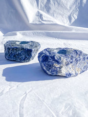 Sodalite Natural Candle Base