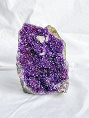 Amethyst Quartz Druzy CutBase Cluster 1.5kg