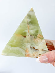 Green Onyx Pyramid | XX Large