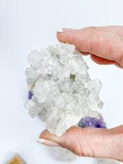 Divine Trio: Citrine + Clear Quartz + Amethyst | X Large