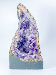 Amethyst and Pink Geode Statement Piece “Witches Hat” 8kg