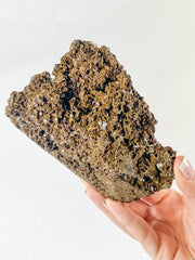 Halite Chocolate Cluster Mineral Specimen Fragile 427g