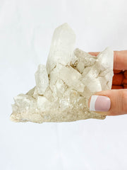 Quartz Cluster with Inclusions 280g