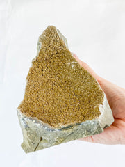 Caramel Amethyst CutBase Cluster 1.2kg