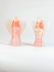 Onyx Orange Angel Carving