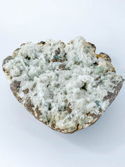 Green Apophyllite with Prehnite Inclusions Statement Piece 3kg