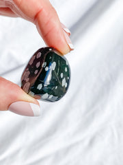 Snowflake Obsidian Tumbles | Medium
