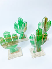 Onyx Cactus Carving | Large