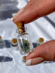 Sapphire and Glass Jar Mini