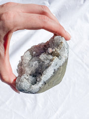 Apophyllite CutBase Cluster with Inclusions 500g